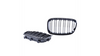 Grill sportowy podwójne żeberka Gloss Black  BMW 1 (F20, F21) Hatchback przed liftem 2011-2015