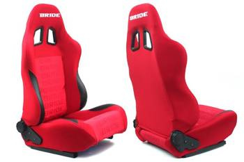 Fotel sportowy RAPID Welur Bride Red