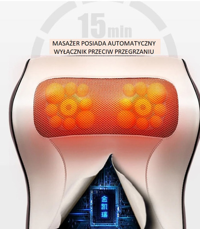 PODUSZKA MASAŻER SHIATSU MASUJĄCA PLECY CIAŁO KARK