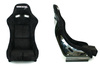 Fotel sportowy GTR Zamsz Bride Black