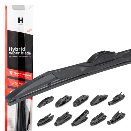 Pióro wycieraczki AMiO Hybrid multiconnect 17" 425mm 42,5cm 11 adapterów AMIO-02204