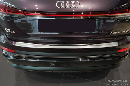 Nakładka na zderzak tylny do AUDI Q4 E-Tron (Stal)
