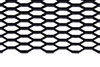 Siatka ABS Honey comb Black 120x40cm