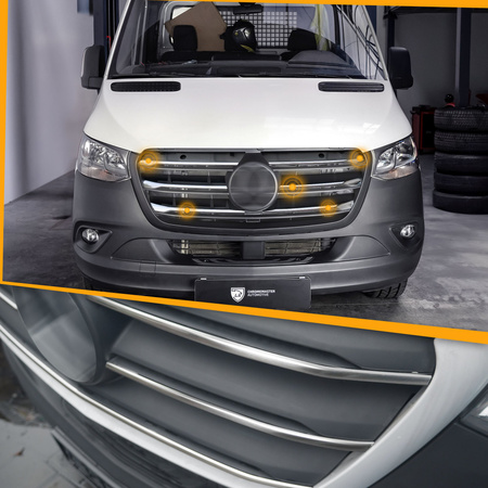 Listwy atrapy przedniej Mercedes-Benz Sprinter 2018-