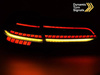 Lampy diodowe VW GOLF 7 13-19 RED LED SEQ