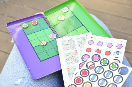 Gra magnetyczna The Purple Cow - Sudoku kształty