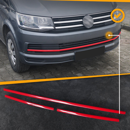 Listwy atrapy zderzaka przedniego Volkswagen Multivan 2015-2019