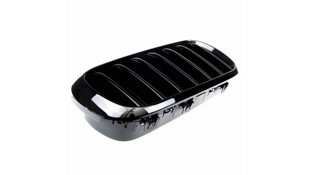 Grill sportowy pojedyncze żeberka Gloss Black BMW X5 F15 F85 X6 F16 F86 2013-2018