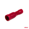 Konektory izolowane żeńskie okrągłe walcowe 4mm 0.5-1.5mm2 10A 10 szt. AMIO-03072