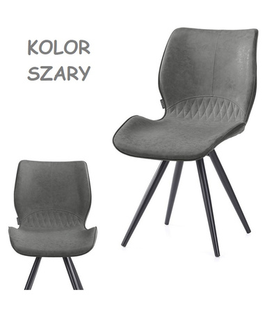 KRZESŁO HORSAL TAPICEROWANE SALON NOWOCZESNY DESIGN FOTEL WELUR JADALNIA