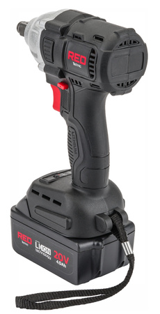 Klucz AKUMULATOROWY Udarowy do Kół 20V 4Ah 380Nm RED TECHNIC RTAKU0026