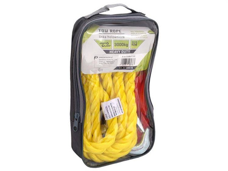 Linka holownicza DMC do 3000 kg pleciona z hakami, 4 m, Heavy Duty