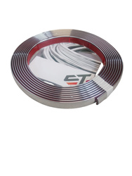 Listwa ozdobna chrom 40mm x 20M z taśmą dwustronną