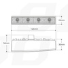 Światła do jazdy dziennej DRL 540 PRO AMIO-01528
