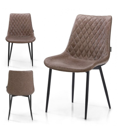 KRZESŁO SHARONTI NOWOCZESNY DESIGN PIKOWANE TAPICEROWANE WELUR SALON BIURO