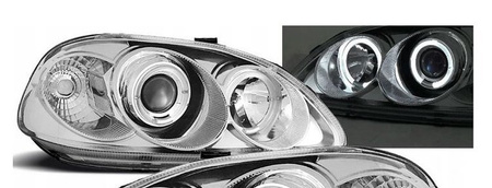 Reflektory przednie Honda Civic VI CHROM RING
