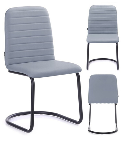 KRZESŁO CARDIN TAPICEROWANE EKOSKÓRA NOWOCZESNY DESIGN SALON JADALNIA KUCHNIA