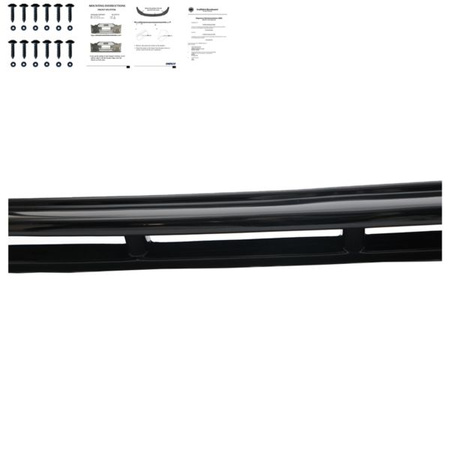 PRZEDNI SPOILER VW T6.1 19-24 GLOSS BLACK VER. 3