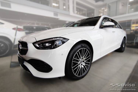 Nakładka na zderzak tylny do Mercedes C S206 Kombi (Stal)