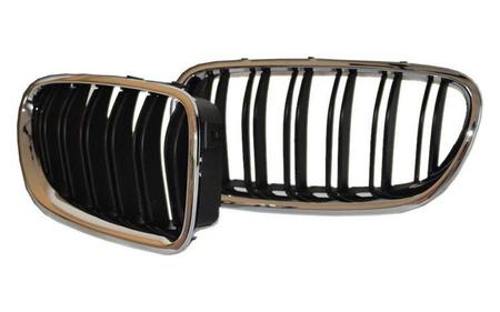 GRILL (NERKI) BMW F10/F11 LOOK M5 BLACK/CHROM