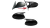 Zestaw osłon lusterek bocznych Gloss Black BMW 1 E81 E82 E87 E88 3 E90 E91 E92 E93 przed liftem 2007-2010