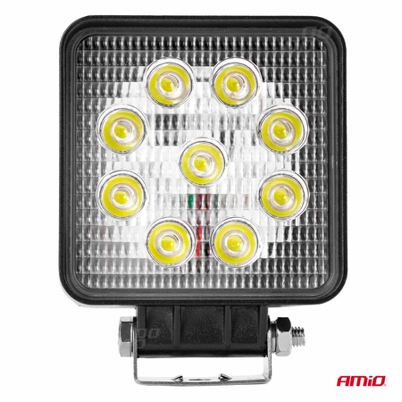 Lampa robocza halogen LED szperacz AWL03 9 LED 12V 24V AMIO-01614
