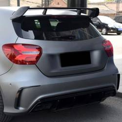 AERO FLAPS LOOK AMG MERCEDES W176 BLACK TYŁ