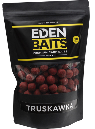 “Kulki Zanętowe Proteinowe TRUSKAWKA 20 mm”  Opakowanie 1 kg 