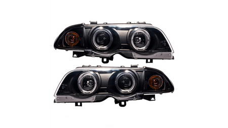 Zestaw Lamp Halogenowych Black BMW 3 E46 przed liftem 1998-2001