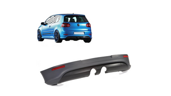Tylny zderzak sport zestaw z dyfuzorem VW GOLF V 2003-2008