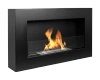 BIOKOMINEK BOX 650X400 czarny z szybą