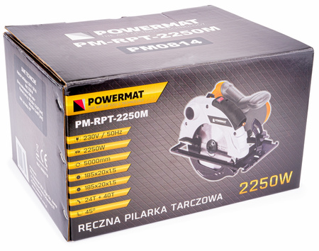 Pilarka ręczna tarczowa PM-RPT-2250M 185mm 2250W
