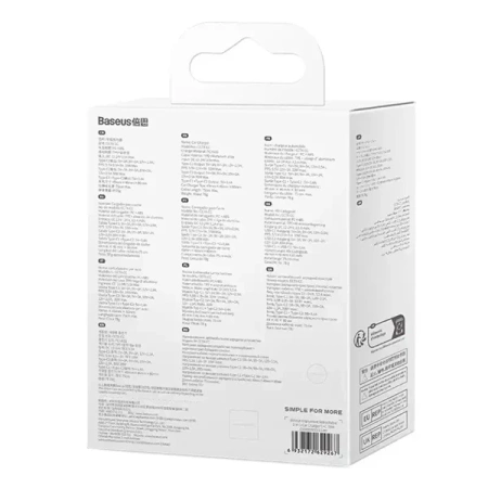 Ładowarka samochodowa Baseus Enjoyment z kablami USB-C, 33W (czarna)