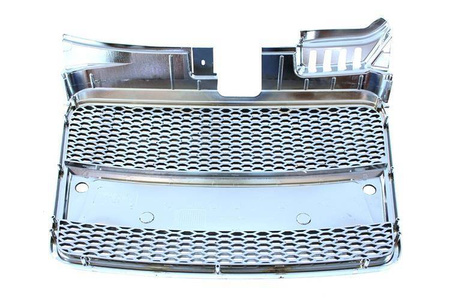 GRILL AUDI A4 B7 RS-STYLE CHROME-BLACK (05-08) PDC