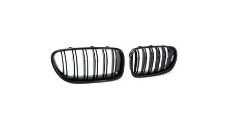 Grill sportowy podwójne żeberka Gloss Black BMW 5 F10 F11 2010-2018