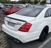 SPOILER MERCEDES W221 06-11 TRUNK ABS GLOSSY BLACK
