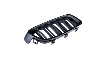 Grill sportowy podwójne żeberka Matt Black BMW 3 F30 F31 2011-2019