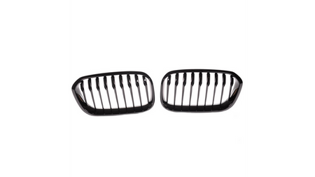 Grill sportowy pojedyncze żeberka Gloss Black BMW 1 F20 F21 Facelift 2015-2019