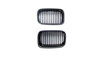 Grill sportowy pojedyncze żeberka Gloss Black BMW 3 E36 Compact przed liftem 1991-1996