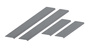 Progi 2 Line Mazda 323 - Hatchback/Sedan 5\4 1999-2003 - Połysk
