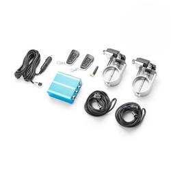 2x Przepustnica wydechu elektroniczna z centralką 63,5 mm