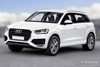 Nakładka na zderzak tylny do AUDI Q2 (Carbon Fiber)