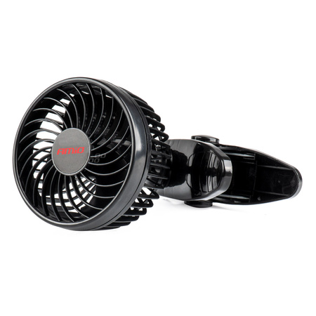 Wiatrak samochodowy wentylator z klipsem 12V AMIO-03005