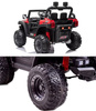 JEEP NA AKUMULATOR AUTKO DLA DZIECI TERENOWE BAGAŻNIK MP3 AUX USB KLAKSON