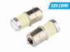 Żarówka VISION R5W/R10W BA15s 12/24V 54x 3014 SMD + 3x 3030 SMD LED, nonpolar, CANBUS, biała, 2 szt.