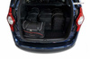 DACIA LODGY 2012+ TORBY DO BAGAŻNIKA 5 SZT