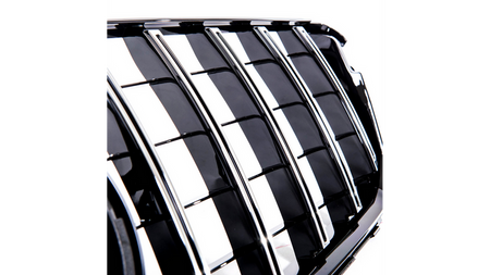 Grill sportowy GT Chrome & Black MERCEDES C-Class W204 S204 C204 2007-2015