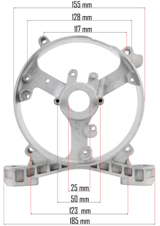 Wspornik tylny do agregatu PM-AGR-3000-WT
