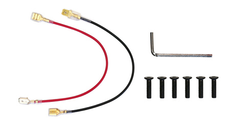 Kierownica SLIDE 350mm offset:90mm Zamsz Blue Strip