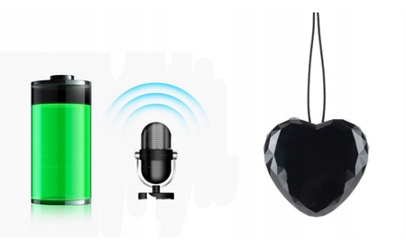 Dyskretny dyktafon brelok podsłuch VOX 8GB 12H 192Kbp